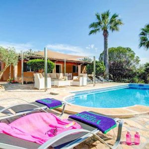 Book this holiday villa with private pool in Mallorca, Spain.