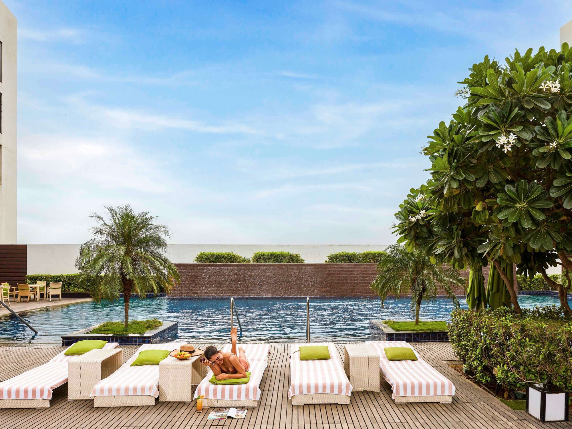 Enjoy Pullman New Delhi Aerocity Hotel £90 per night at Expedia UK 1 Welcome to the Hotel Pullman New Delhi, a premier destination for luxury and comfort in the heart of India's capital city.
