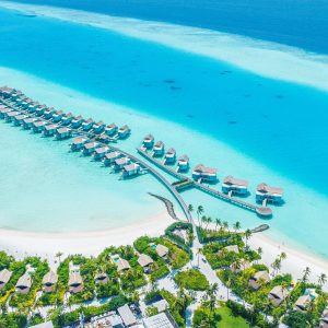 Enjoy an exclusive private beachfront location Hard Rock Hotel Maldives all inclusive hotel