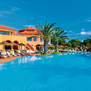 Enjoy the abundance of sand and sea as you step onto the beach, just steps away from the hotel.