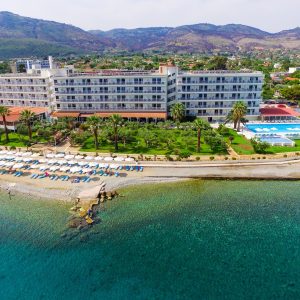 Immerse yourself in a memorable family vacation at Calamos Beach Family Club Hotel. This eco-certified 3-star resort offers a range of amenities that ensure a comfortable and enjoyable stay for all guests.